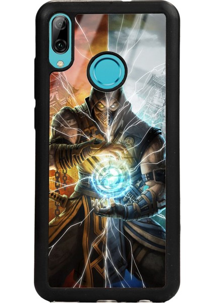 Huawei P Smart (2019) Mortal Combat Tasarımlı Glossy Telefon Kılıfı
