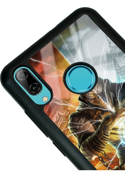 Huawei P Smart (2019) Mortal Combat Tasarımlı Glossy Telefon Kılıfı