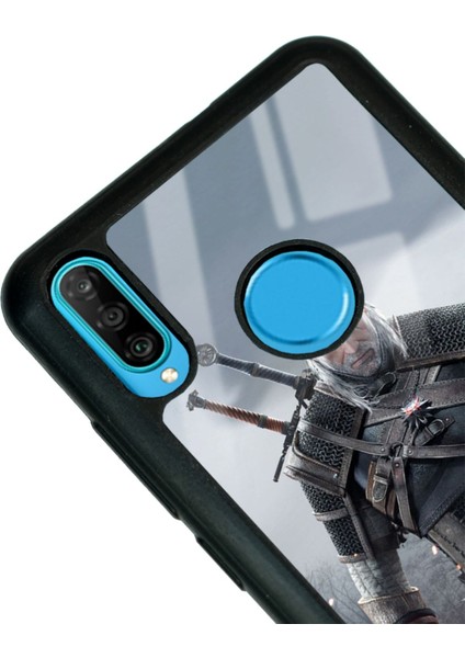 Huawei P20 Lite Vitcher 3 Tasarımlı Glossy Telefon Kılıfı