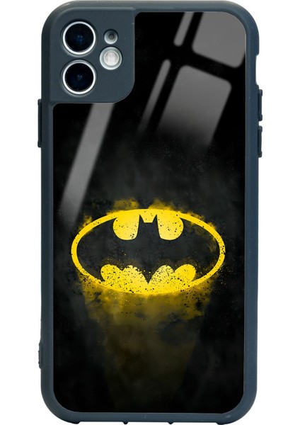 iPhone 11 Yellow Batman Tasarımlı Lansman Glossy Telefon Kılıfı