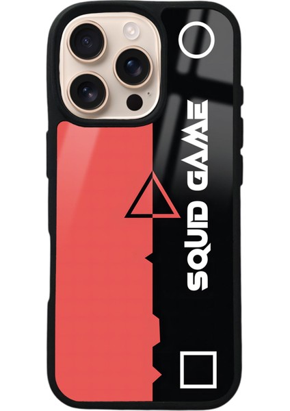 iPhone 16 Pro Squid Game Tasarımlı Glossy Telefon Kılıfı