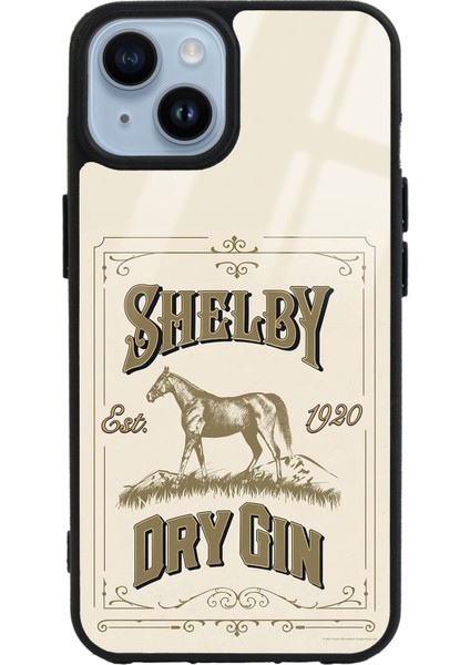 iPhone 14 Plus Peaky Blinders Shelby Dry Gin Tasarımlı Lansman Glossy Telefon Kılıfı