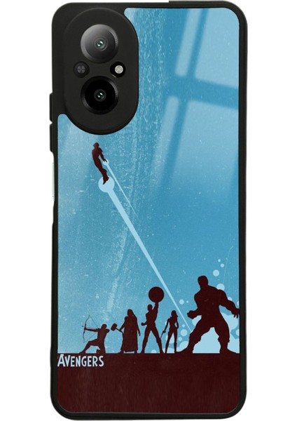 Oppo Realme 12 Lite Avengers Tasarımlı Glossy Telefon Kılıfı