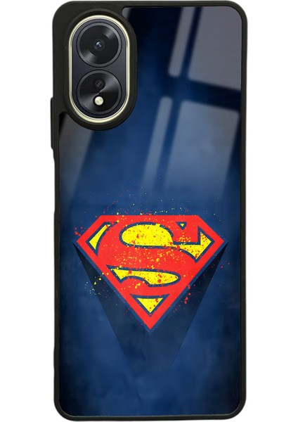 Oppo A38 Superman Tasarımlı Glossy Telefon Kılıfı