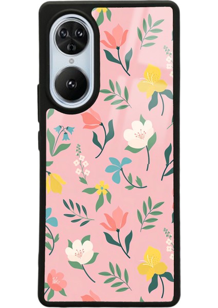 Reeder S19 Max Pro S Edge Pinky Flowers Tasarımlı Glossy Telefon Kılıfı