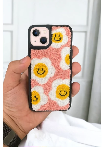 iPhone 14 Smile Flowers Tasarımlı Punch Telefon Kılıfı