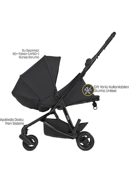 Air-Z Omega Çift Yönlü Kabin Boy Bebek Arabası - Ultra Hafif, Kompakt Tasarım (6 Kg) fırsatları