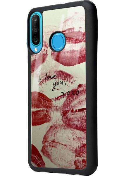 Huawei P30 Lite I Love You Tasarımlı Glossy Telefon Kılıfı fiyatları