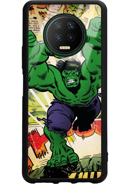 Infinix Note 7 Hulk Tasarımlı Glossy Telefon Kılıfı