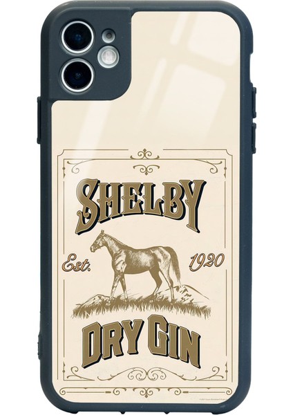 iPhone 11 Peaky Blinders Shelby Dry Gin Tasarımlı Lansman Glossy Telefon Kılıfı