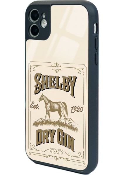 iPhone 11 Peaky Blinders Shelby Dry Gin Tasarımlı Lansman Glossy Telefon Kılıfı