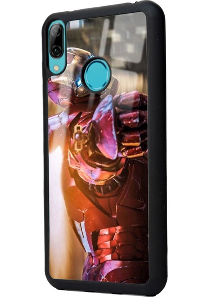 Huawei Y7 (2019) Iron Man Tasarımlı Glossy Telefon Kılıfı