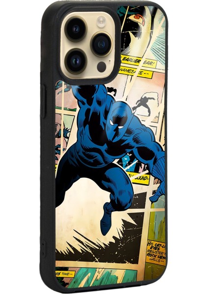 iPhone 14 Pro Black Panther Kara Panter Tasarımlı Lansman Glossy Telefon Kılıfı modelleri