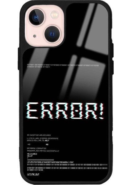 iPhone 15 Error Tasarımlı Glossy Telefon Kılıfı