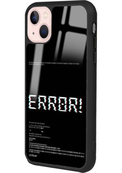 iPhone 15 Error Tasarımlı Glossy Telefon Kılıfı