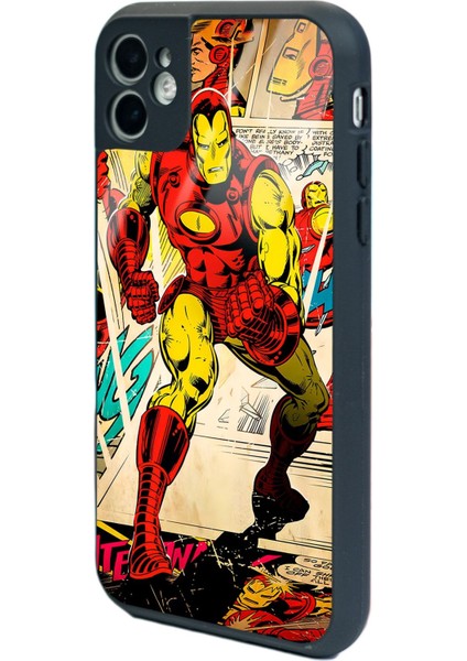 iPhone 11 Iron Man Demir Adam Tasarımlı Lansman Glossy Telefon Kılıfı modelleri