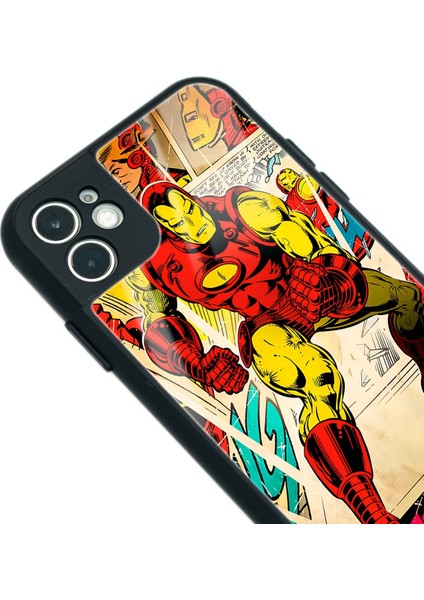iPhone 11 Iron Man Demir Adam Tasarımlı Lansman Glossy Telefon Kılıfı fırsatları