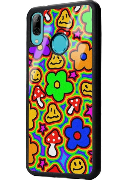 Huawei P20 Lite Neon Flowers Tasarımlı Glossy Telefon Kılıfı fiyatları