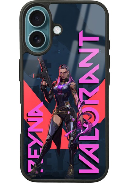 iPhone 16 Valorant Reyna Tasarımlı Glossy Telefon Kılıfı