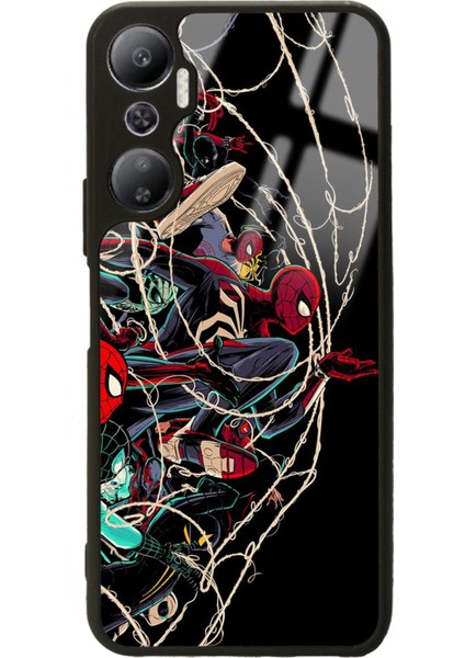 Infinix Hot 20 Spider Earth Tasarımlı Glossy Telefon Kılıfı