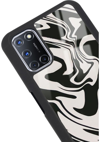 Oppo A72 Triptrance Tasarımlı Glossy Telefon Kılıfı