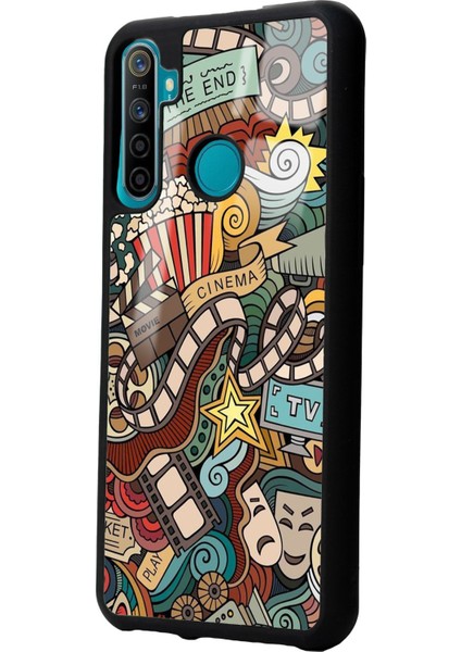 Oppo Real Me 5i Retro Cinema Tasarımlı Glossy Telefon Kılıfı fiyatları