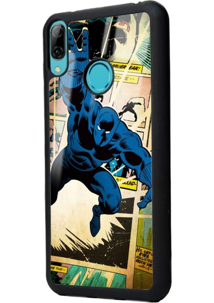 Huawei Y6 (2019) Black Panther Kara Panter Tasarımlı Glossy Telefon Kılıfı fiyatları