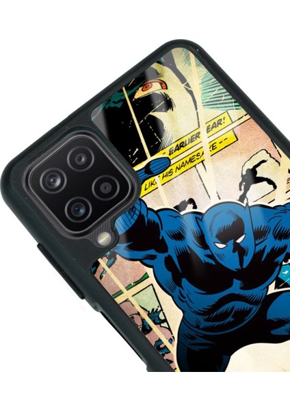 Samsung A12 Black Panther Kara Panter Tasarımlı Glossy Telefon Kılıfı modelleri