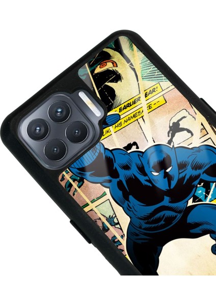 Oppo Reno 4 Lite Black Panther Kara Panter Tasarımlı Glossy Telefon Kılıfı