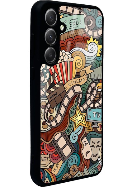 Samsung A35 Retro Cinema Tasarımlı Glossy Telefon Kılıfı fiyatları
