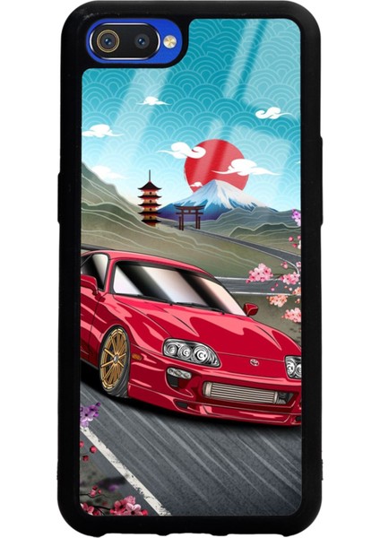 Oppo Realme C2 Supra Tasarımlı Glossy Telefon Kılıfı