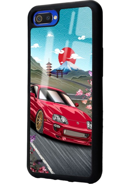Oppo Realme C2 Supra Tasarımlı Glossy Telefon Kılıfı