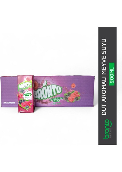 Bronto Meyve Suyu Dut Aromalı 200ML fiyatları