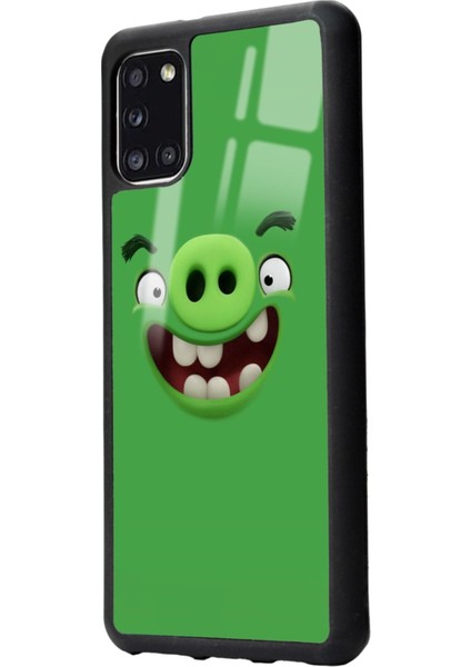 Samsung A31 Green Angry Birds Tasarımlı Glossy Telefon Kılıfı fiyatları