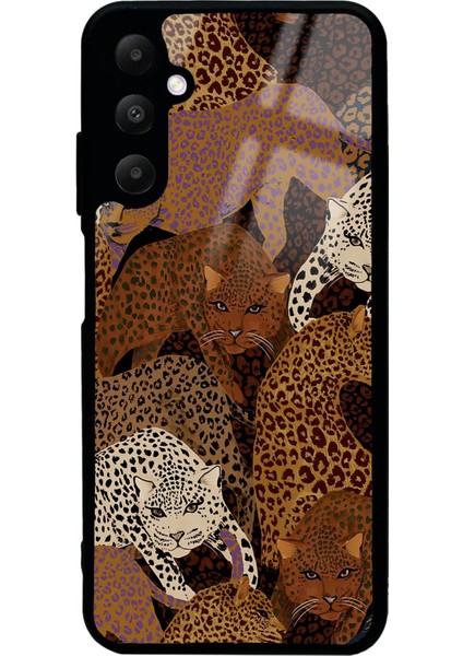 Samsung A05S Leoparlar Tasarımlı Glossy Telefon Kılıfı