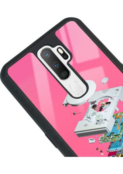 Oppo A5 (2020) Playstation Tasarımlı Glossy Telefon Kılıfı modelleri