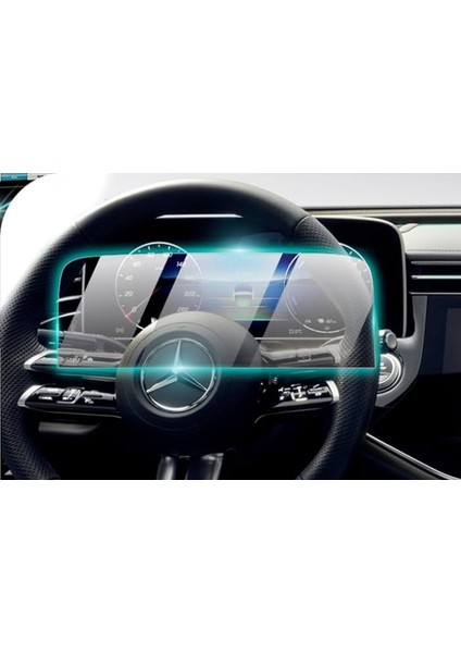 Mercedes E Serisi E180-E200-E300 Gösterge Ekran Için Hd Digital Ekran Koruyucu Nano Tempered Film