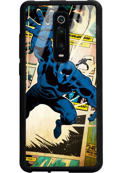 Xiaomi Mi 9t Black Panther Kara Panter Tasarımlı Glossy Telefon Kılıfı