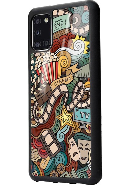 Samsung A31 Retro Cinema Tasarımlı Glossy Telefon Kılıfı fiyatları