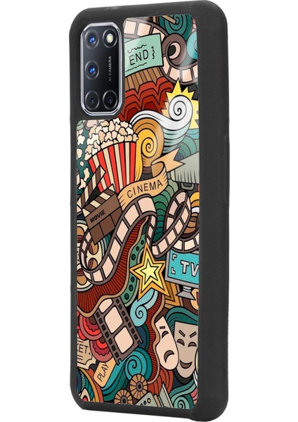 Oppo A72 Retro Cinema Tasarımlı Glossy Telefon Kılıfı fiyatları