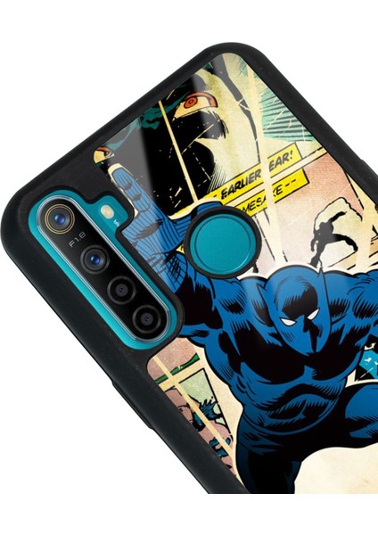 Oppo Realme 5i Black Panther Kara Panter Tasarımlı Glossy Telefon Kılıfı modelleri