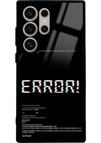 Samsung S24 Ultra Error Tasarımlı Glossy Telefon Kılıfı