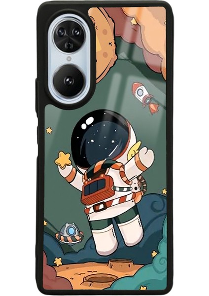 Reeder S19 Max Pro S Edge Anime Astronot Tasarımlı Glossy Telefon Kılıfı