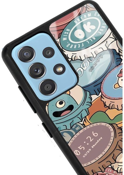 Samsung A52 Crown Cap Tasarımlı Glossy Telefon Kılıfı modelleri