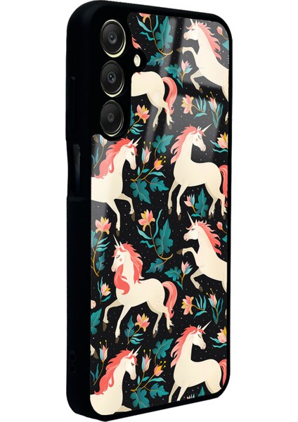 Samsung A25 Unicorn Desenli Tasarımlı Glossy Telefon Kılıfı