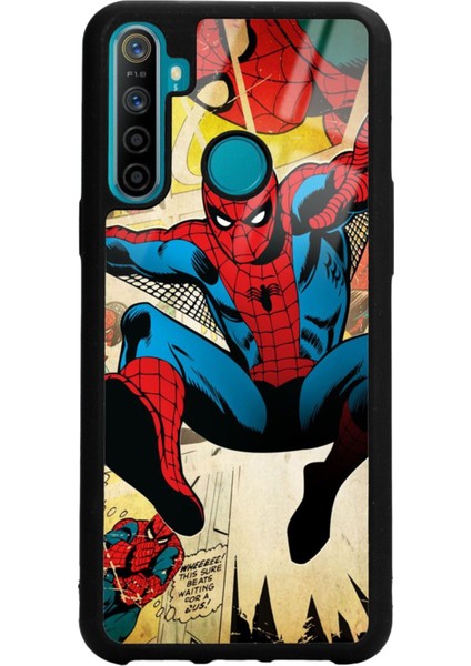 Oppo Realme 5i Spiderman Örümcek Adam Tasarımlı Glossy Telefon Kılıfı