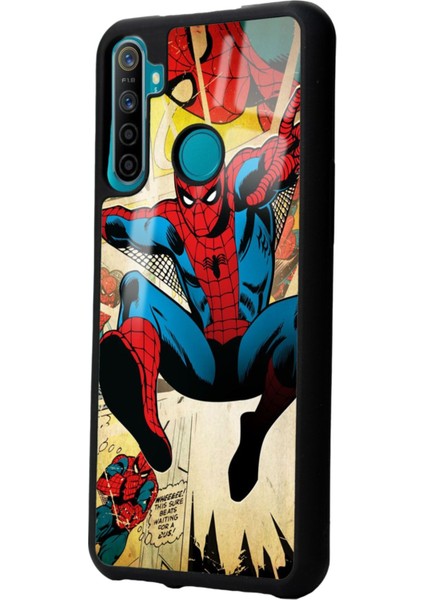 Oppo Realme 5i Spiderman Örümcek Adam Tasarımlı Glossy Telefon Kılıfı