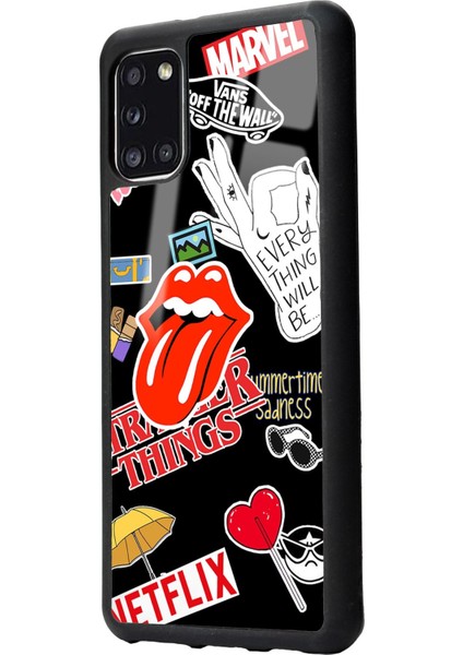 Samsung A31 Sticker Tasarımlı Glossy Telefon Kılıfı fiyatları
