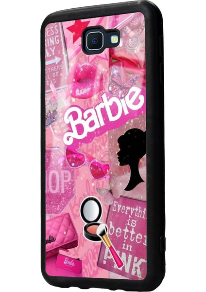 Samsung J7 Prime Barbie Makeup Tasarımlı Glossy Telefon Kılıfı fiyatları