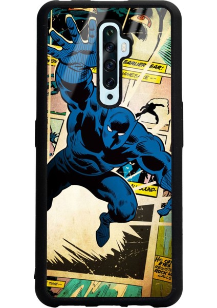 Oppo Reno 2z Black Panther Kara Panter Tasarımlı Glossy Telefon Kılıfı